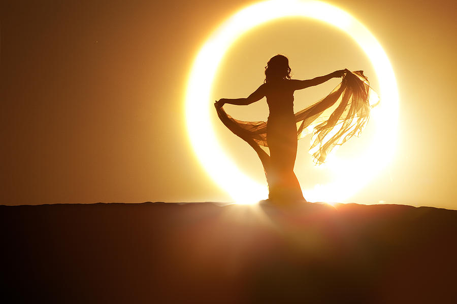woman sun goddess